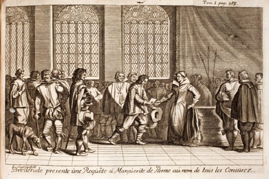 Eedverbond der Edelen, smeekschrift aan Margaretha van Parma, landvoogdes over
de Nederlanden (1566)