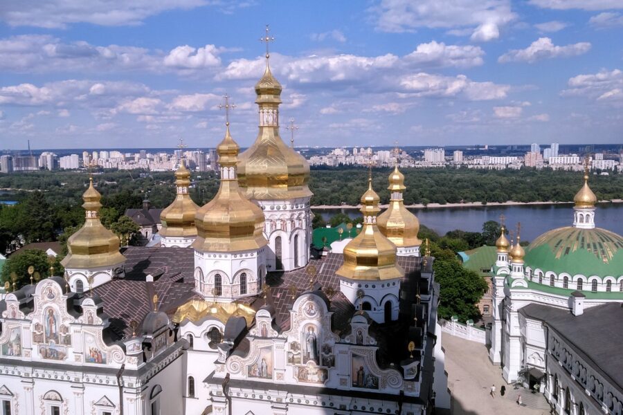 Kiev aan de Dnjepr.
