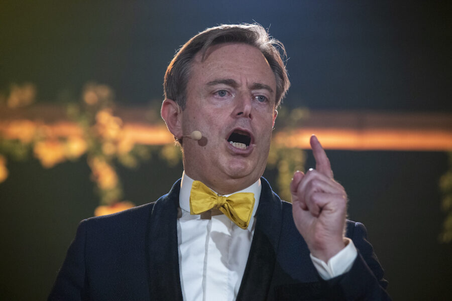 Bart De Wever op 2 juli tijdens het N-VA zomerfeest in Mechelen