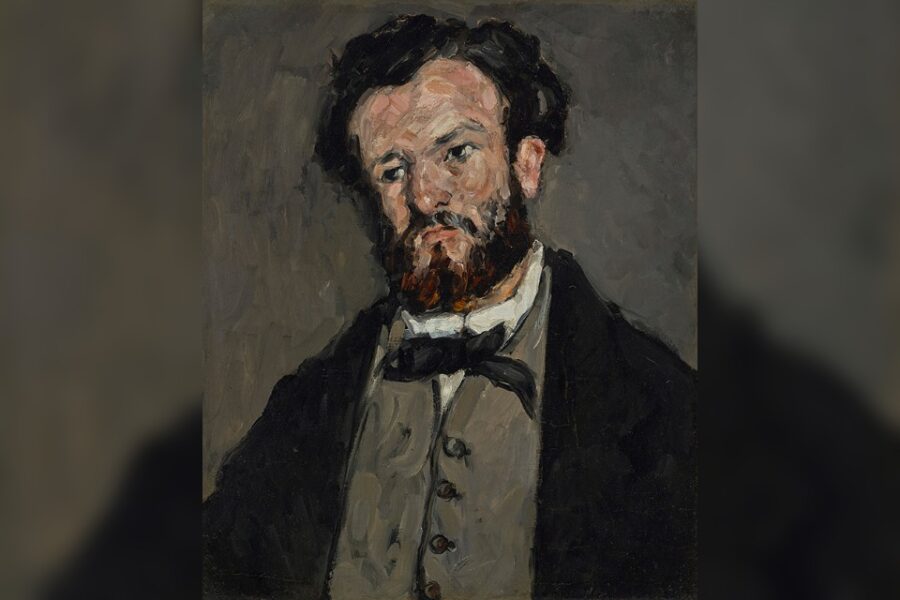 Portret van Antony Valabrègue (1844-1900) door Paul Cézanne.