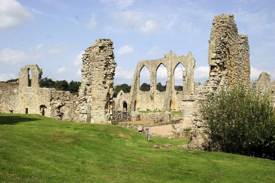 De ruïnes van Bayham Abbey.