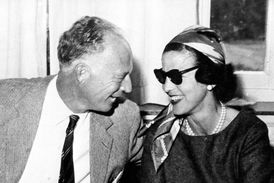 Leopold III en Liliane Baels in 1959.