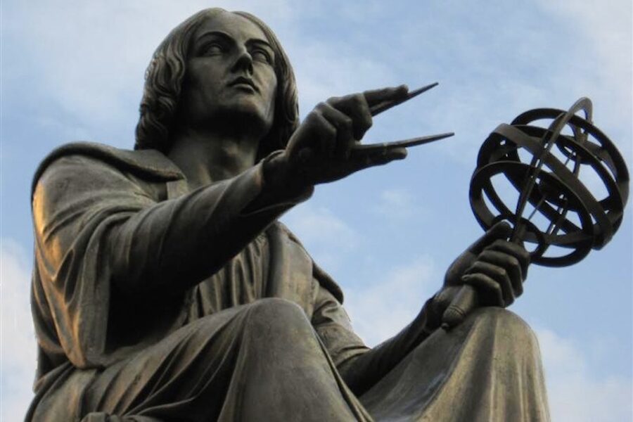Standbeeld van Copernicus in Warschau