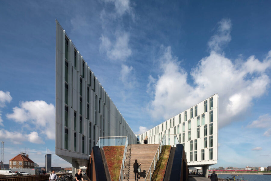 Het nieuwe gebouw van UNEP Copenhagen Climate Centre.
