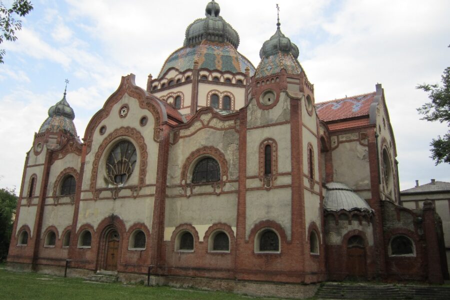 De synagoge van de Hongaars-Servische stad Subotica.