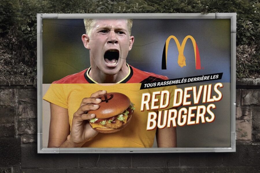 Bij het EK kwam McDonald’s nog met Red Devils Burgers. Bij dit WK zullen ze
alvast geen spotjes op VRT MAX mogen tonen.