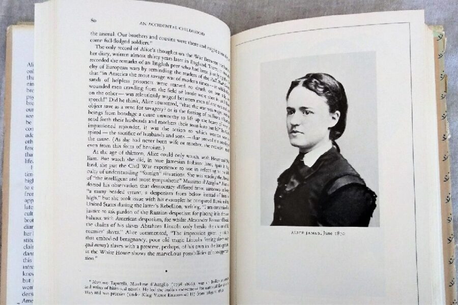 Uit de biografie van Alice James door Jean Strouse.