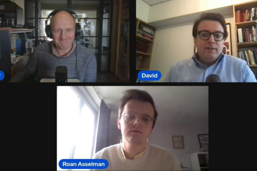 De VS-podcast met hoofdredacteur Pieter Bauwens, David Neyskens en Roan
Asselman.