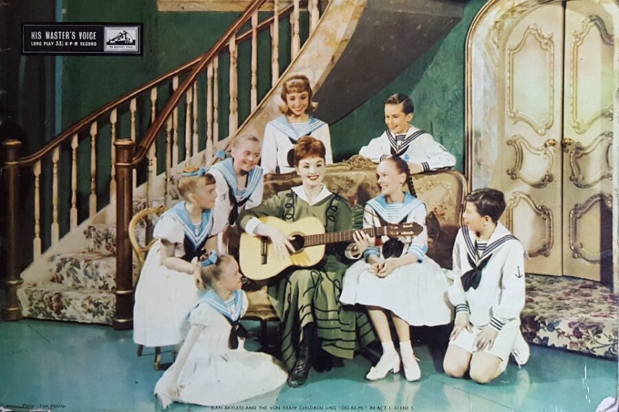 Van de platenhoes van de musical ‘The sound of music’ (1965).