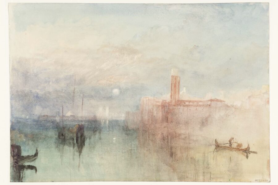 Venetië door William Turner. Hoeveel luchtvervuiling zou daar geweest zijn?