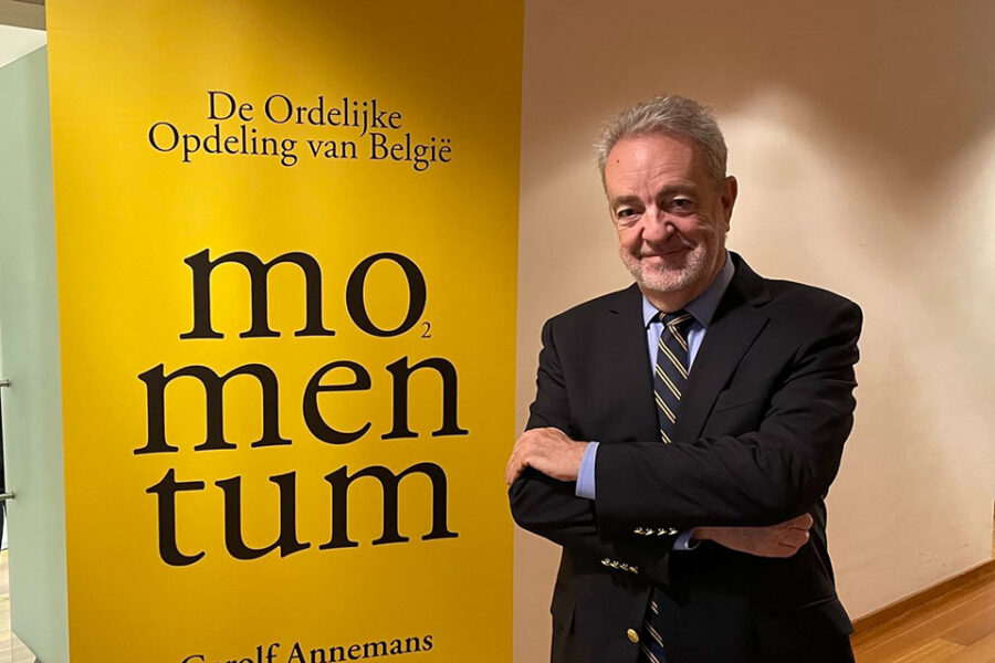 Gerolf Annemans stelde zopas zijn nieuw boek ‘Momentum’ voor.