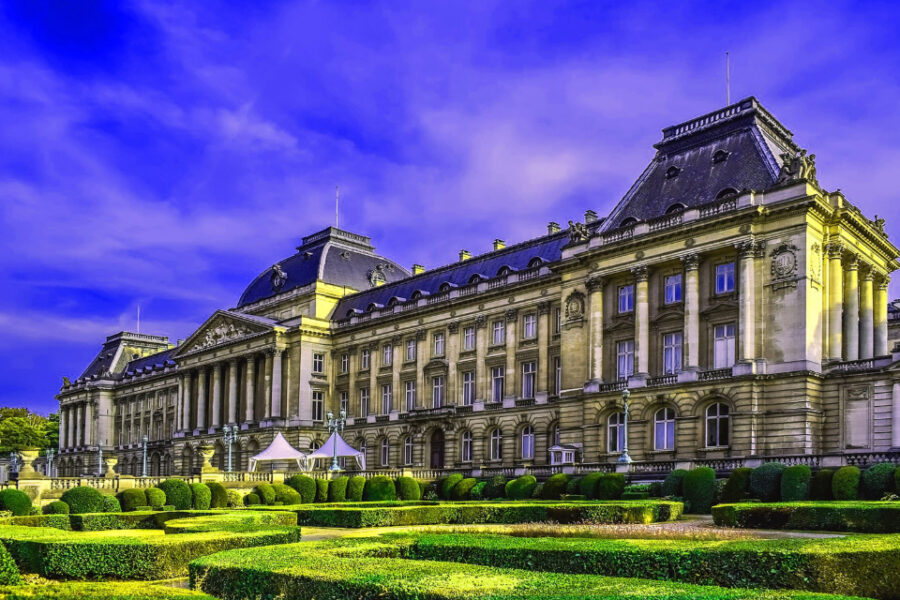 Het paleis van de ‘koning der Belgen’.