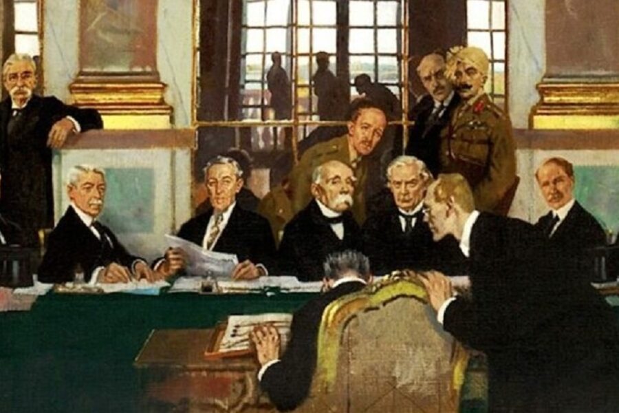 Ondertekening van het Verdrag van Versailles (1919)