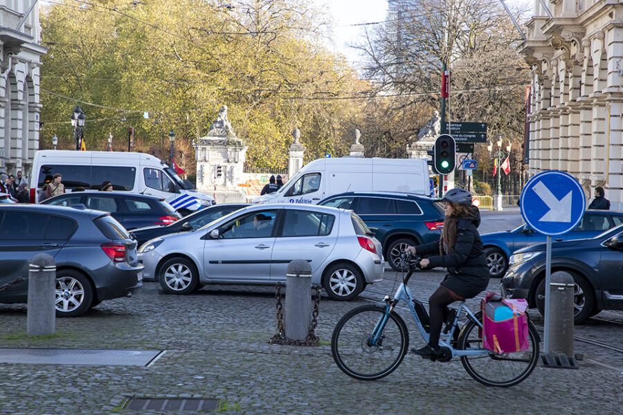 De fiets wint een beetje aan populariteit in Brussel.