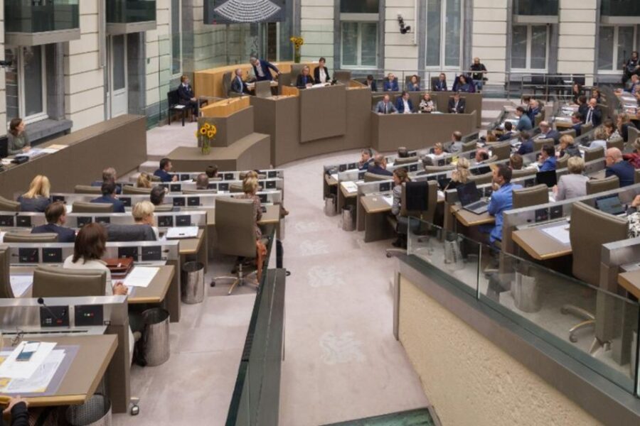 Het Vlaams Parlement.