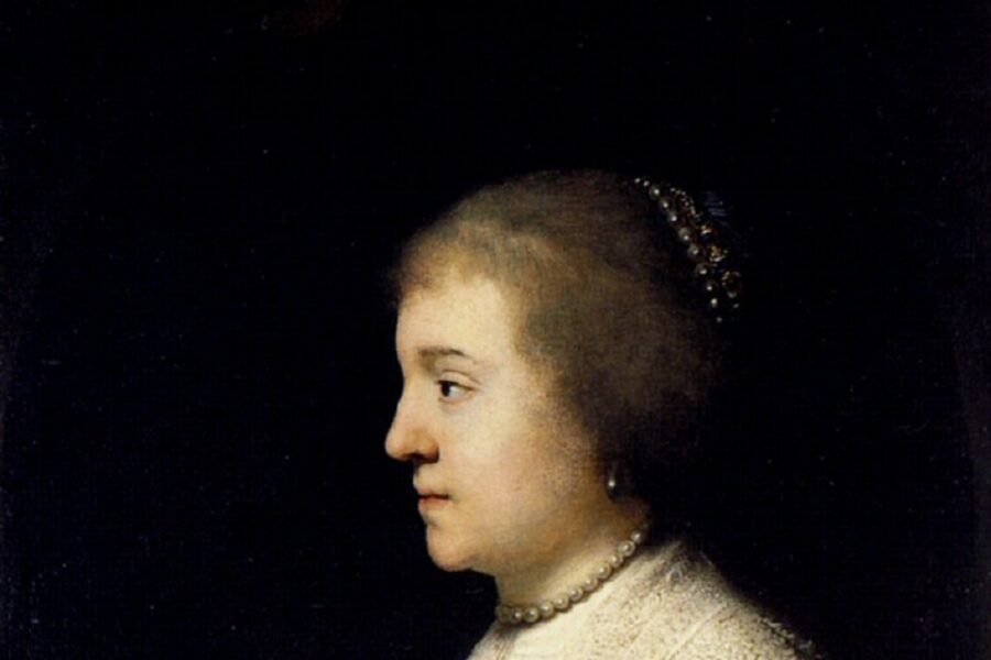 Amalia van Solms (1602-1675), geschilderd door Rembrandt