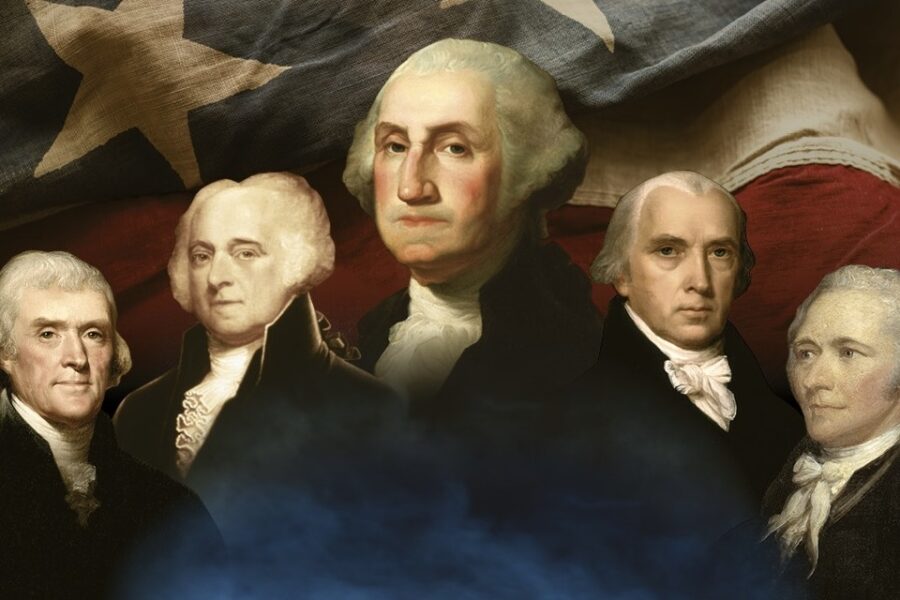 De ‘founding fathers’ van de VS.