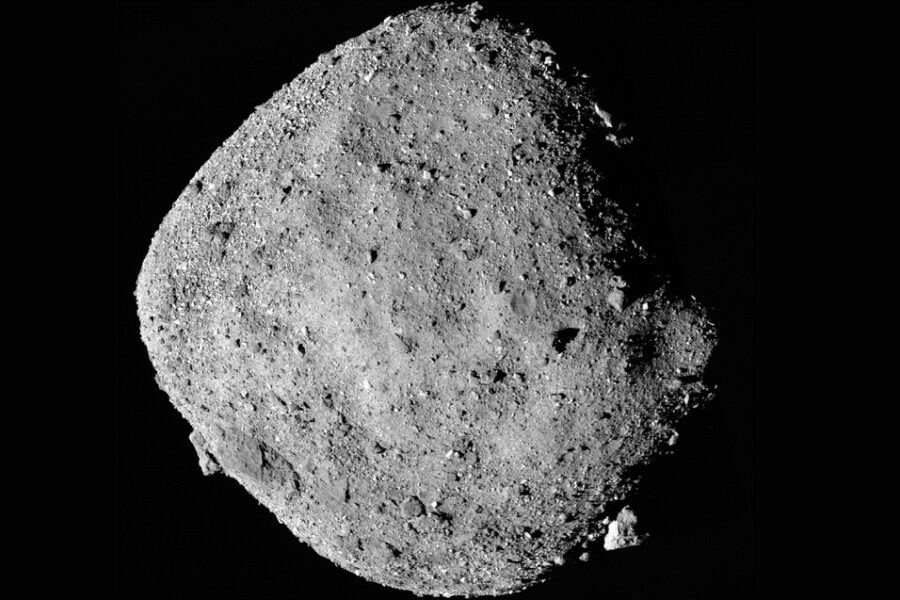 De asteroïde Bennu.