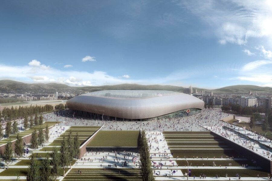 Italië wilde geld van het Europese Corona Herstelfonds gebruiken voor een
voetbalstadion in Firenze.