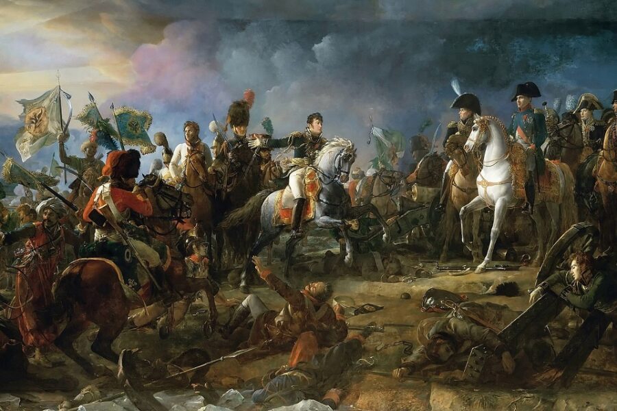 De Slag bij Austerlitz geschilderd door François Gérard