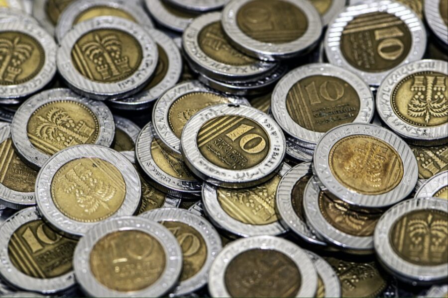 De Israëlische munt.
