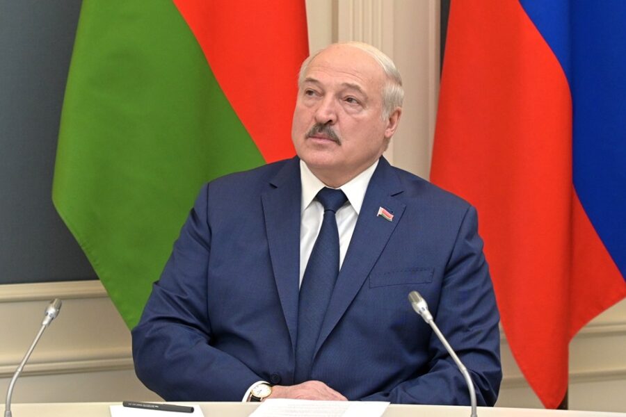 De Wit-Russische president Aleksandr Loekasjenko.